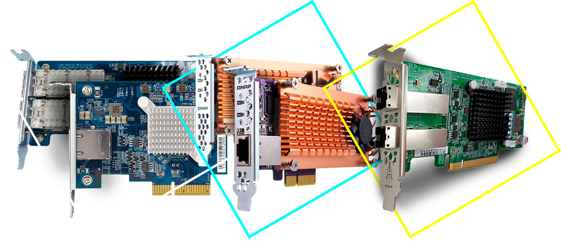 Expansão das funcionalidades do TVS-1272XU-RP via PCIe